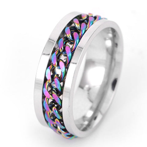 FIDGET SPINNER RING pink