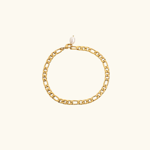 Retro 18K Gold Cross Fine Feet Chain anklet For Women Rimantojewelry