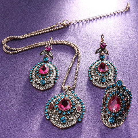Bohemian style jewelry set Rimantojewelry