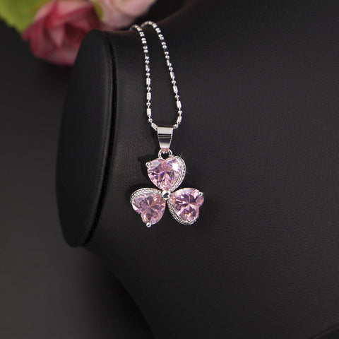 Clover Zircon Jewelry Set Women's Diamond Jewelry Rimantojewelry
