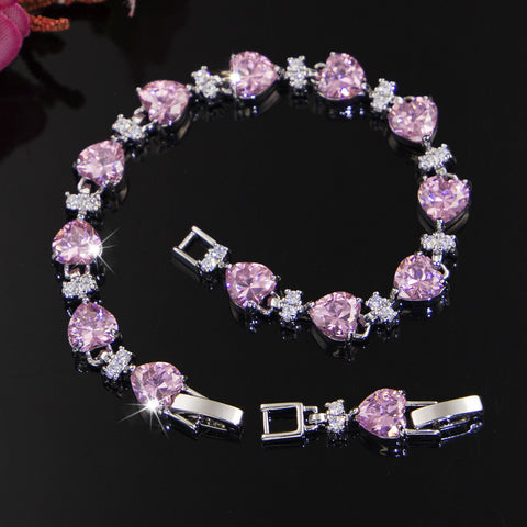 Clover Zircon Jewelry Set Women's Diamond Jewelry Rimantojewelry