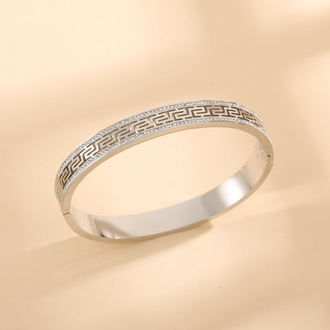 Retro Style Ins Niche Design Light Luxury High-end Bracelet silver