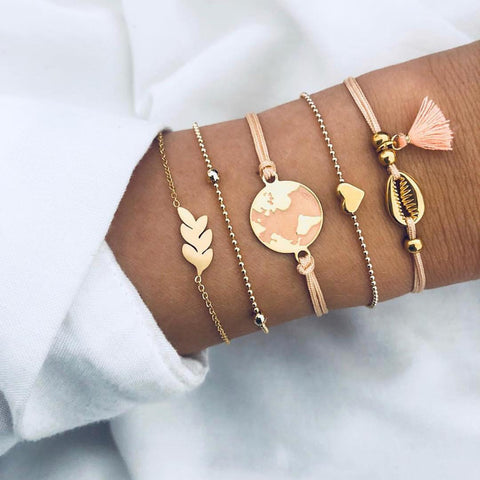 Love Map Bracelet Bracelet Set Rimantojewelry
