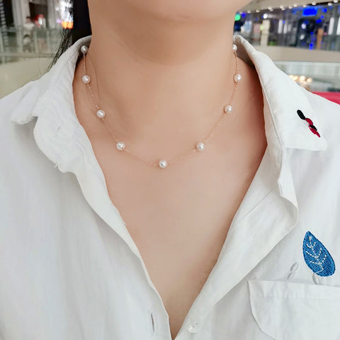 Gypsophila Necklace Rimantojewelry