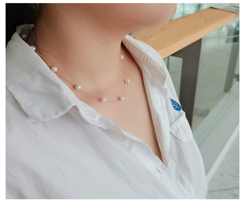 Gypsophila Necklace Rimantojewelry
