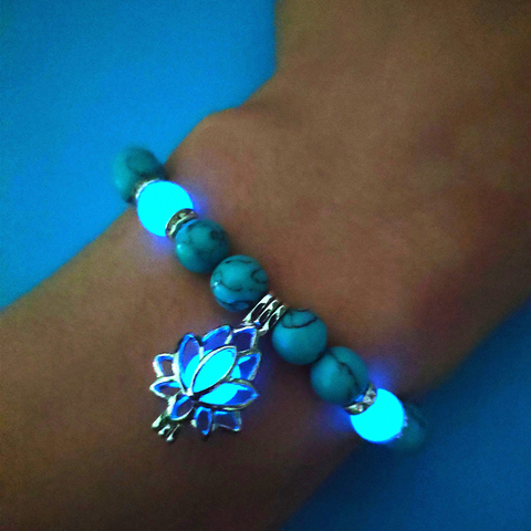 Energy Luminous Lotus Natural Stone Bracelet Rimantojewelry