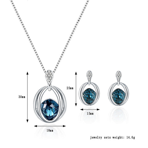 Crystal jewelry set Rimantojewelry