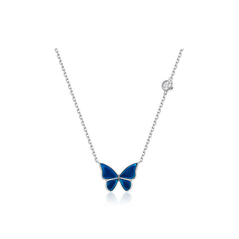 Color-changed Butterfly Necklace Fashion Novelty Jewelry Rimantojewelry