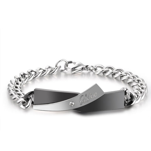 Couple Cross-design Bracelet Rimantojewelry