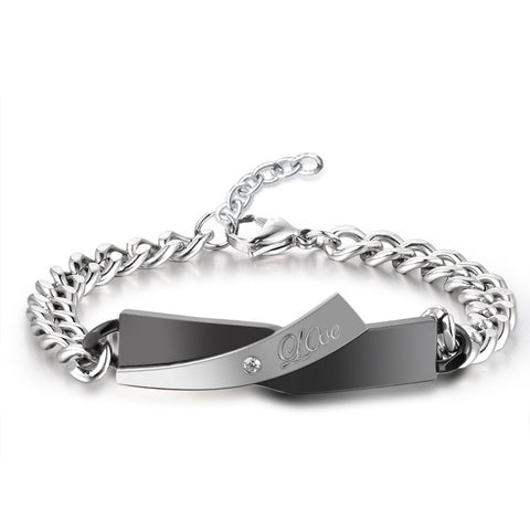 Couple Cross-design Bracelet Rimantojewelry