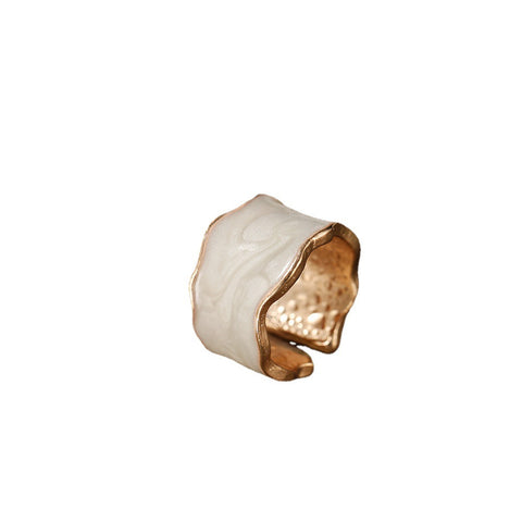 Fashion Retro Spray Color Alloy Creative Ring Rimantojewelry