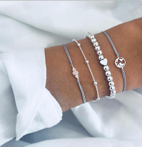 Love Map Bracelet Bracelet Set Rimantojewelry