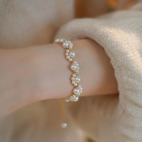 Small Cat Claw Pearl Luxury Temperament Bracelet Rimantojewelry