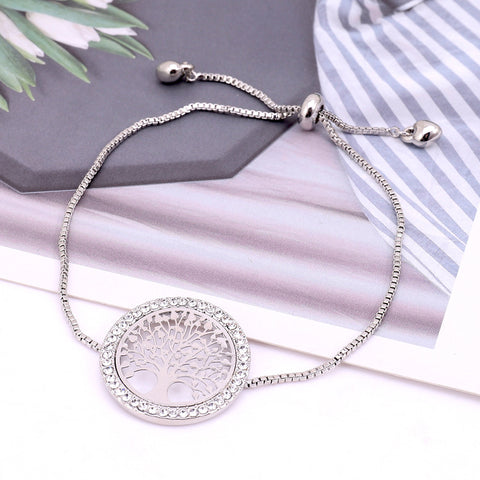 New Gold Metal Creativity Lucky Tree Bracelet Rimantojewelry