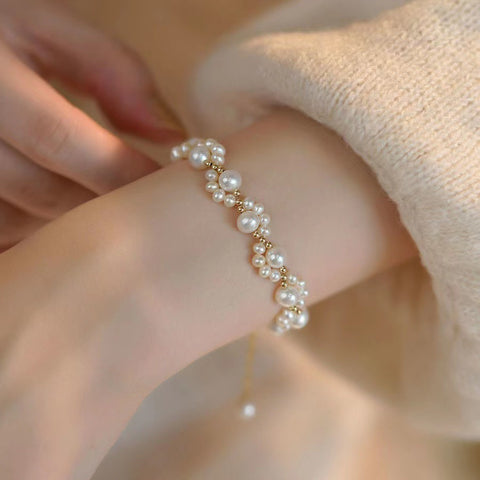 Small Cat Claw Pearl Luxury Temperament Bracelet Rimantojewelry