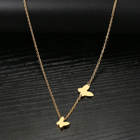 Butterfly Pendant Necklace Rimantojewelry