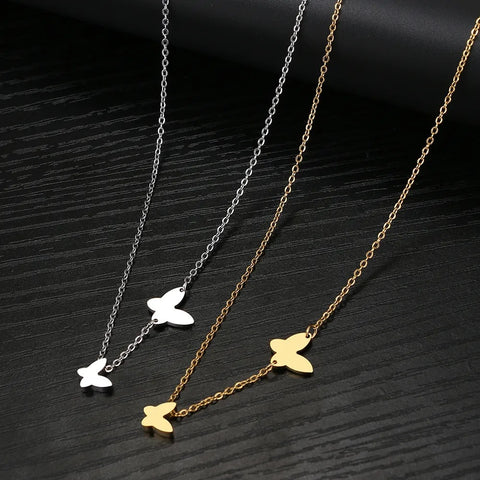 Butterfly Pendant Necklace Rimantojewelry
