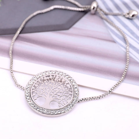New Gold Metal Creativity Lucky Tree Bracelet Rimantojewelry