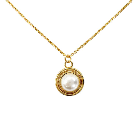 All-match Rotatable Sweater Necklace High Sense gold