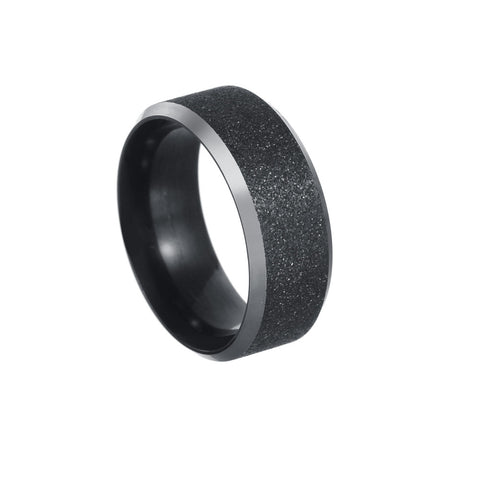Ring Matt Stainless Steel Simple Design shimmer