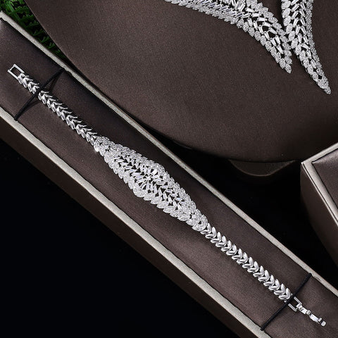 Bridal Wedding Four-piece Clavicle Chain Jewelry Rimantojewelry