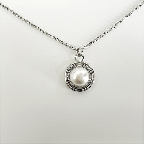 All-match Rotatable Sweater Necklace High Sense sil