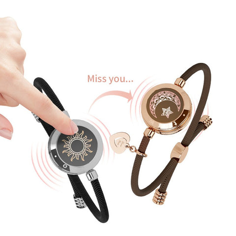 Sun-Moon Smart Sensing Couple Bracelet Rimantojewelry