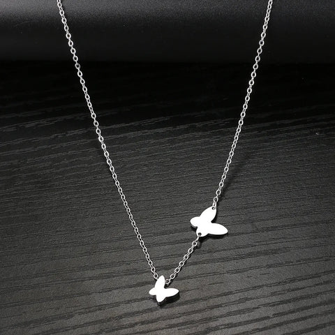 Butterfly Pendant Necklace Rimantojewelry