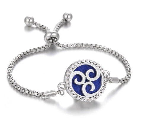 Hollow Stainless Steel Adjustable Aromatherapy Bracelet Jewelry Rimantojewelry