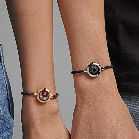 Sun-Moon Smart Sensing Couple Bracelet Rimantojewelry