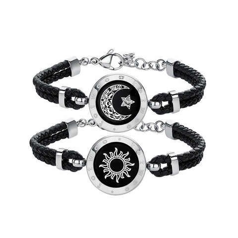 Sun-Moon Smart Sensing Couple Bracelet Rimantojewelry