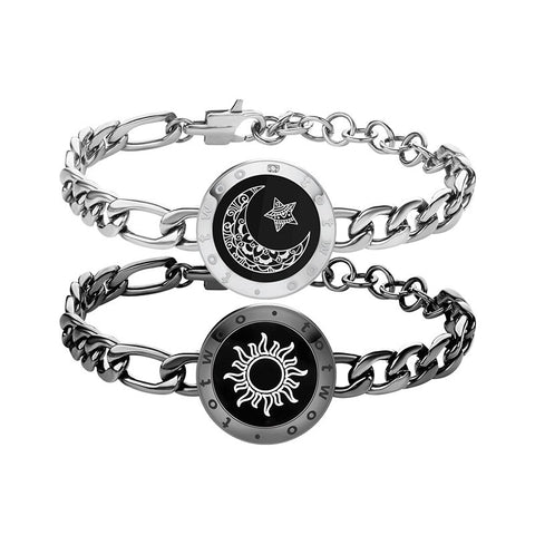 Sun-Moon Smart Sensing Couple Bracelet Rimantojewelry