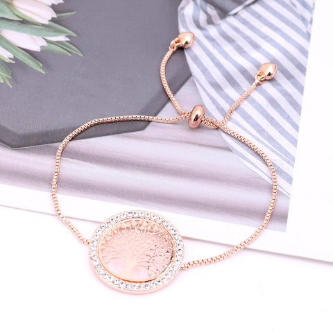 New Gold Metal Creativity Lucky Tree Bracelet Rimantojewelry