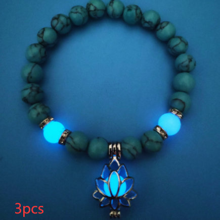 Energy Luminous Lotus Natural Stone Bracelet Rimantojewelry