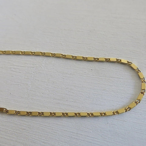 Bohemian Simple Women's All-Match Box Chain Summer Anklet Beaded Beach Rimantojewelry