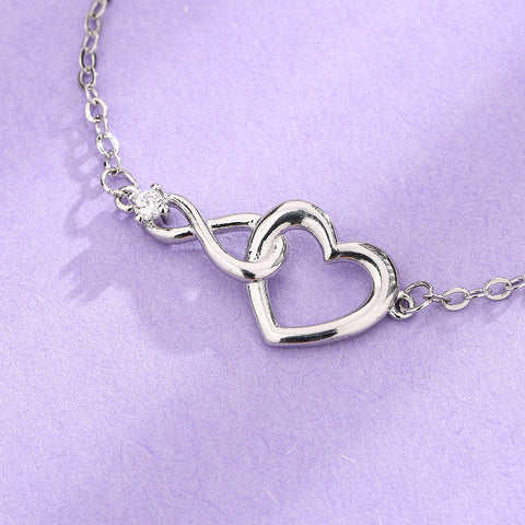 Heart-shape Bracelet Fashion Jewelry Versatile Love Bracelet Gift For Girlfriend Valentine's Day Rimantojewelry