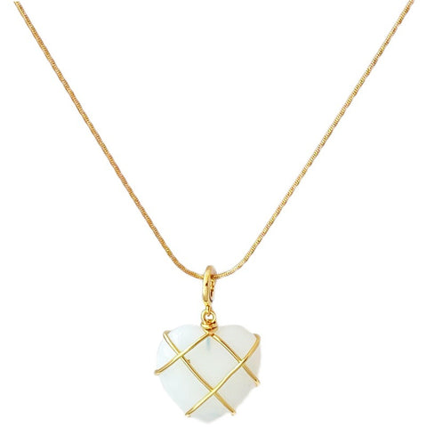 Fashion Moonstone Necklace For Cartoon Princess Love Girl Necklace Novelty Jewelry Rimantojewelry